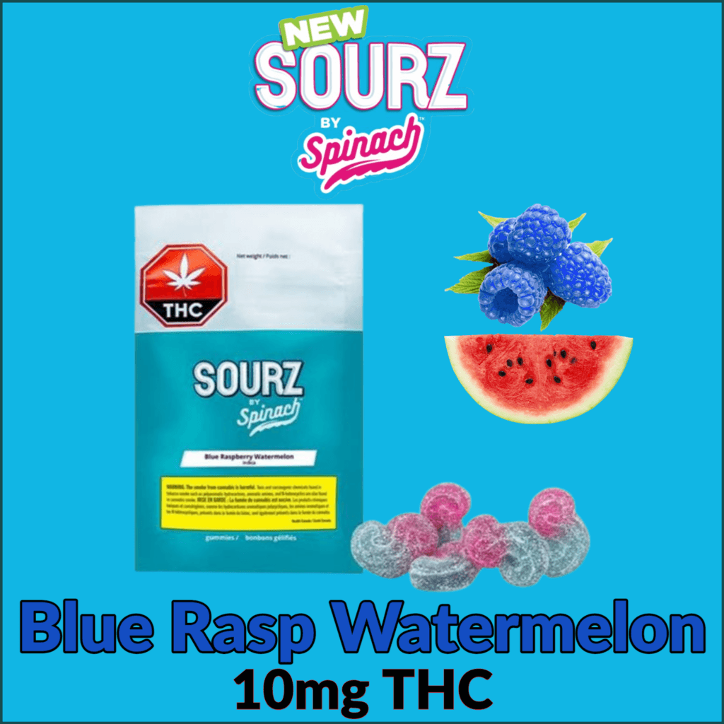 Multipack of 5 Fully Blasted Blue Raspberry Watermelon 1 x 10mg Soft Chews