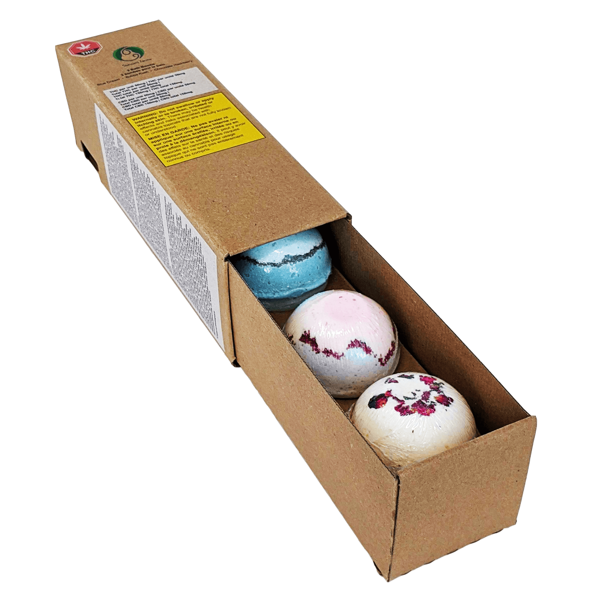 Stewart Farms - Balanced 150 thc&cbd Multipack 3 x 130g Bath Bombs