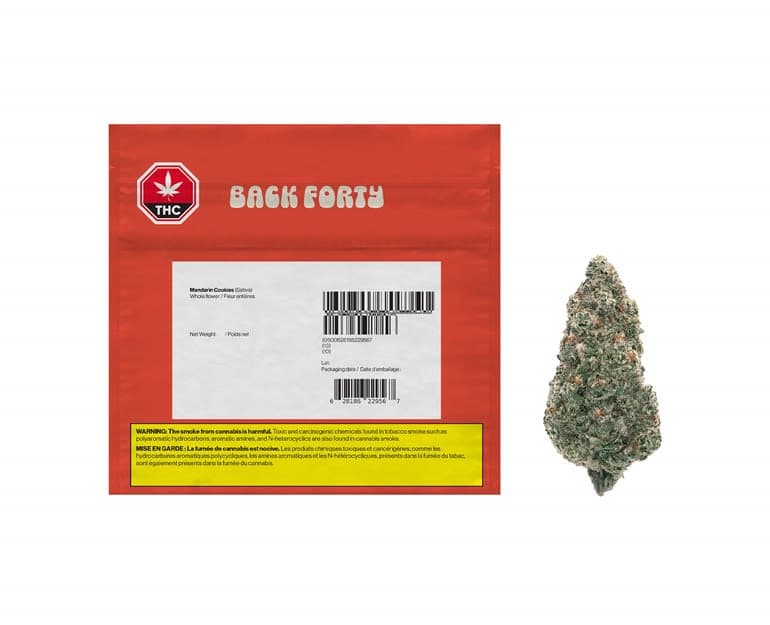 Back Forty - Mandarin Cookies 7g Dried Flower by Back Forty - Flower