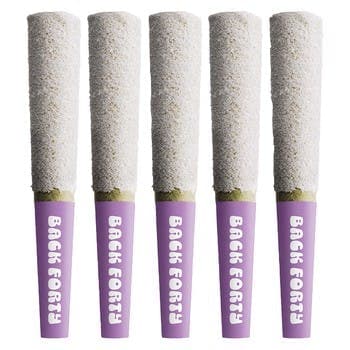 Back Forty - Frosted Icicles Iced Grapes 5 x 0.5g Infused Pre-Rolls by Back Forty - Infused Pre-Rolls