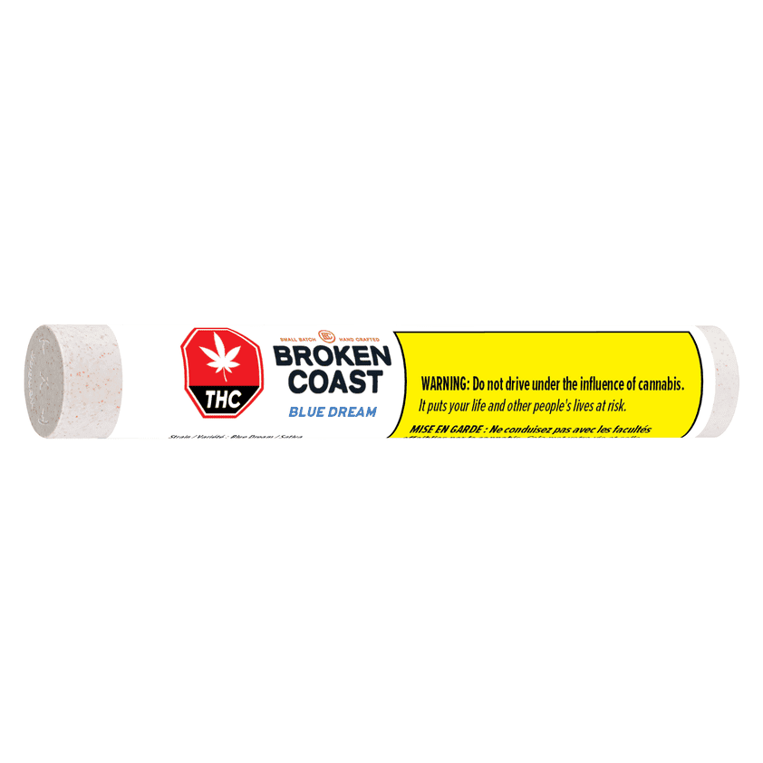 Broken Coast - Blue Dream 1 x 1g Blunt by Broken Coast - Pre-Rolls