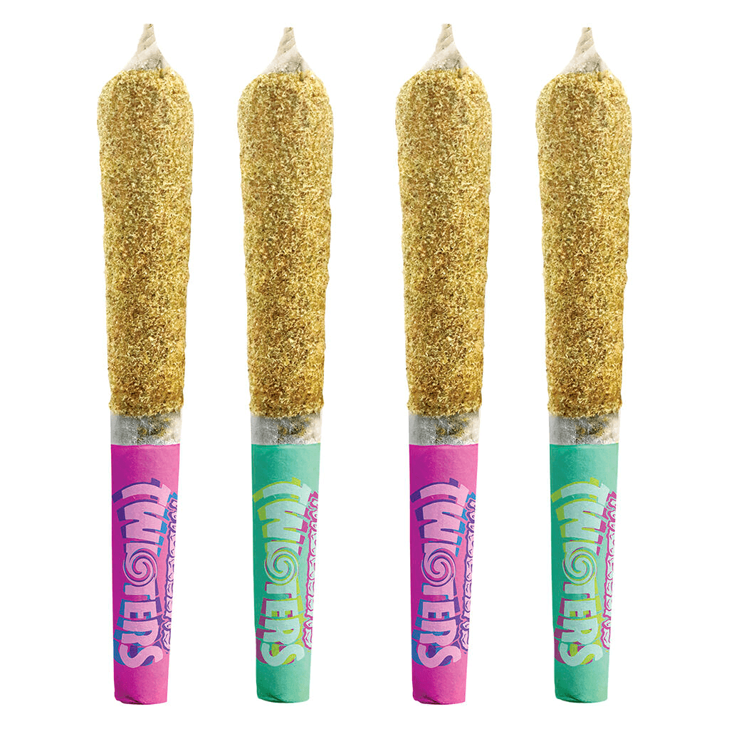 RIZZLERS - Lime FRizz + Passion Plunge 4 x 0.5g Kief Coated Infused Pre-Rolls by RIZZLERS - Infused Pre-Rolls