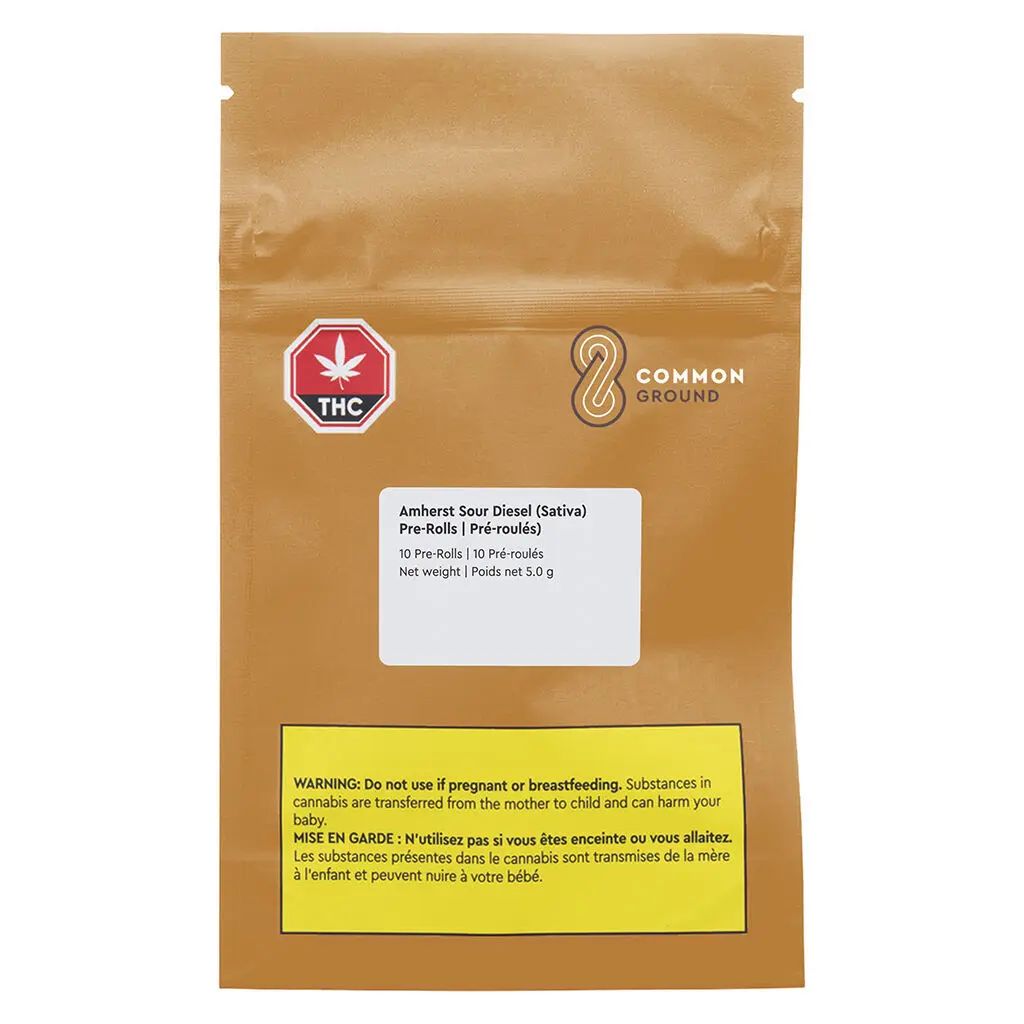 Common Ground - Amherst Sour Diesel 10 x 0.5g Pre-Rolls