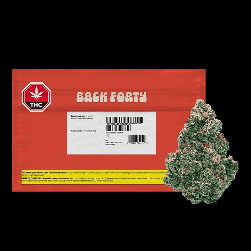 Back Forty - Liquid Imagination 28g Dried Flower by Back Forty - Flower