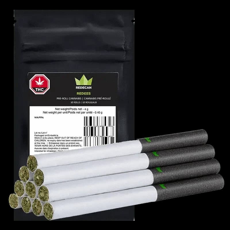REDECAN REDEES - WAPPA 10 x 0.4 G PRE-ROLLS