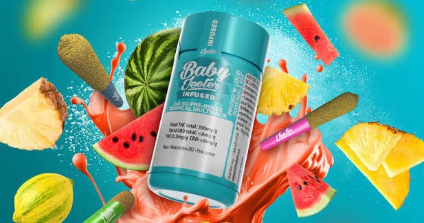 Jeeter Baby Jeeter Infused Tropical Pack Pre-Rolls 3x0.5g 1.5g — Infused Pre-Rolls