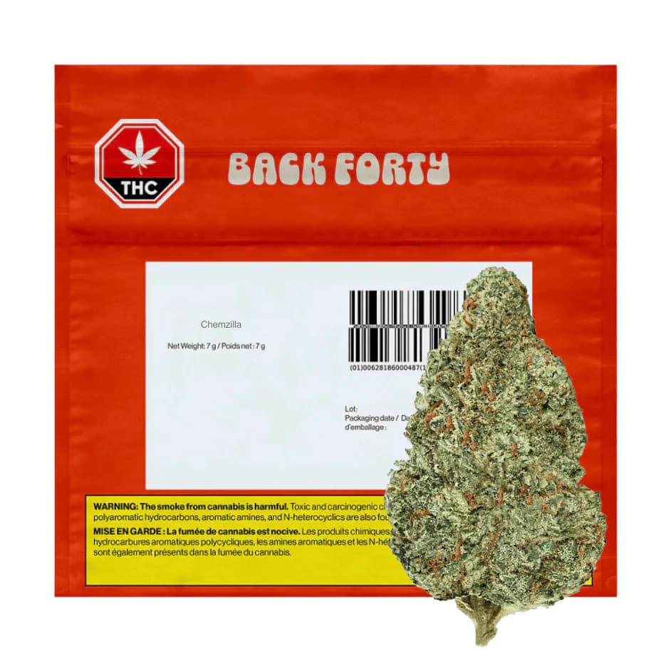 Back Forty - Chemzilla 7g Dried Flower by Back Forty - Flower