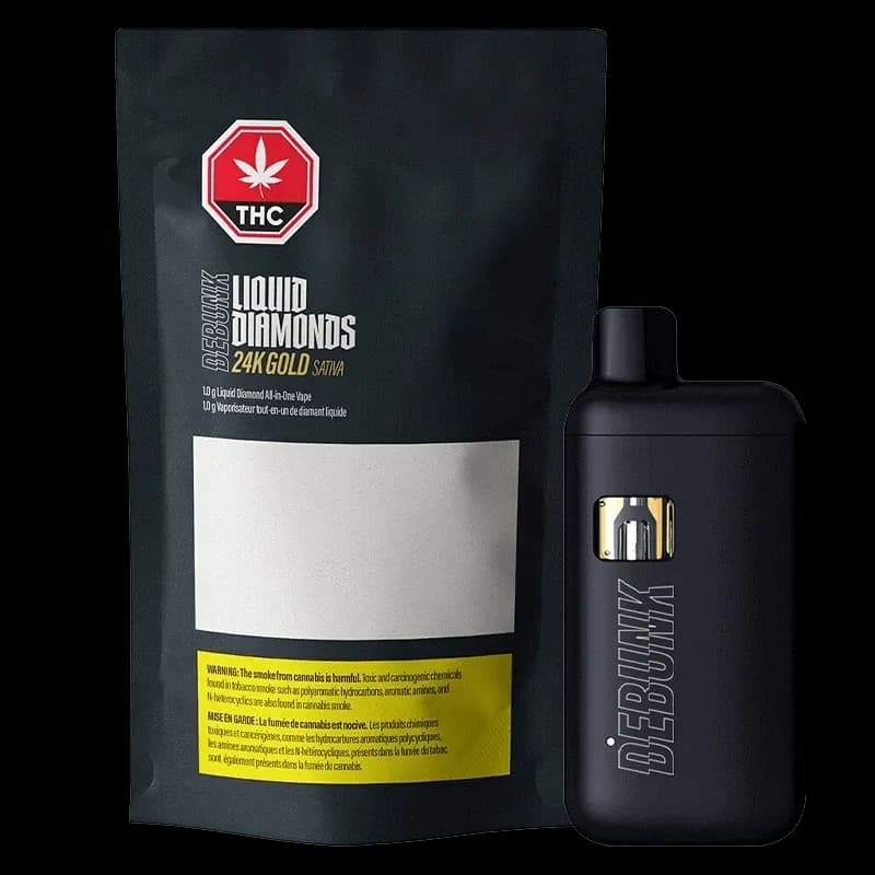 DEBUNK 24K Gold Liquid Diamond All-in-One Vape 1g 1g — Vape Carts