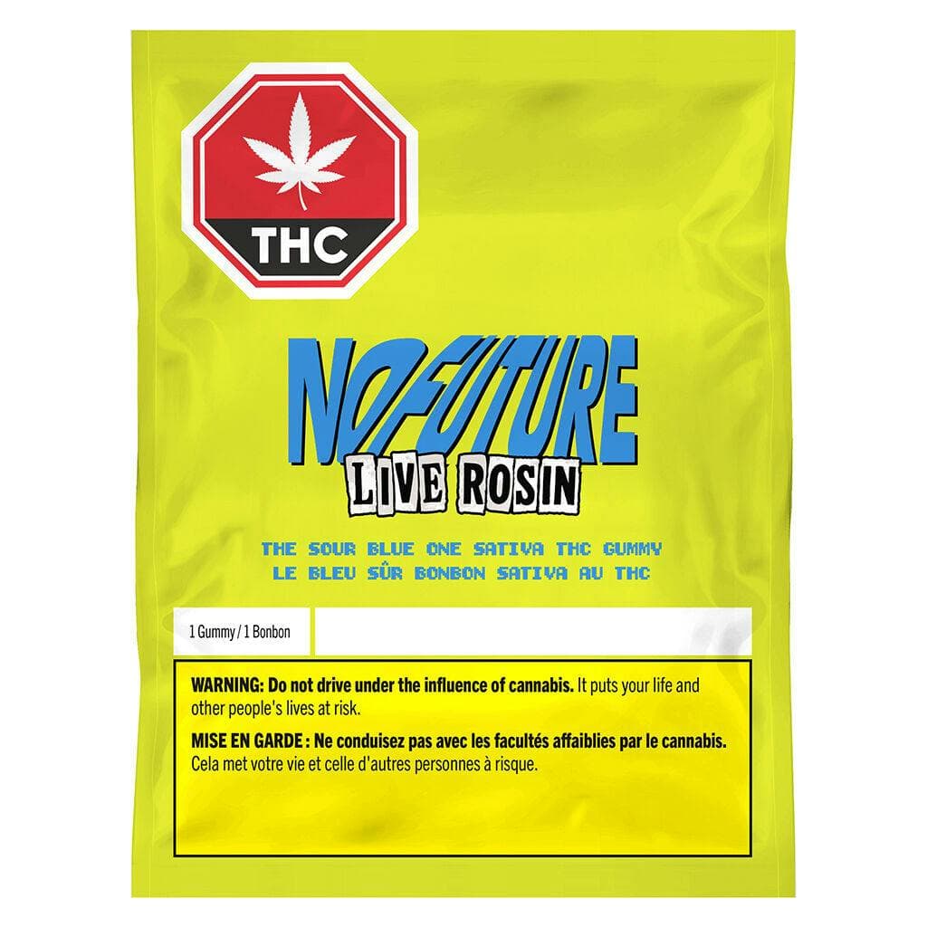 No Future - The Sour Blue One - Live Rosin Sativa THC Gummy 1x10g by No Future - Edibles