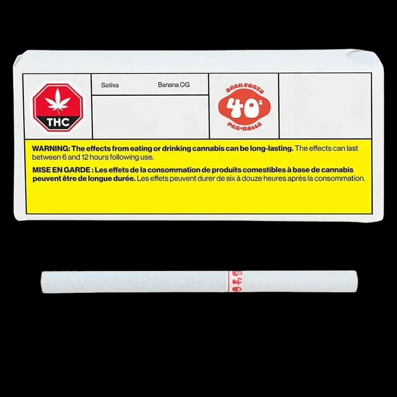 Back Forty - Banana OG 10 x 0.35g Pre-Rolls by Back Forty - Pre-Rolls