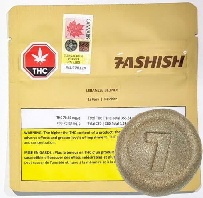 7ASHISH - 7ASHISH Blonde 1g Hash by 7ASHISH - Concentrates